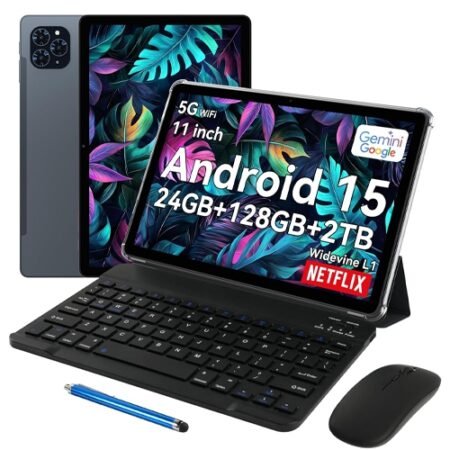 Tablet 2025 Latest Android 15 Tablet with 11 Inch FHD Display, 24GB RAM 128GB ROM