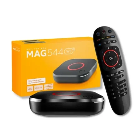 Raxxio MAG544w3 4K HDR Media Streamer, Amlogic S905Y4, Dual-Band WiFi, Linux TV Set-top Box